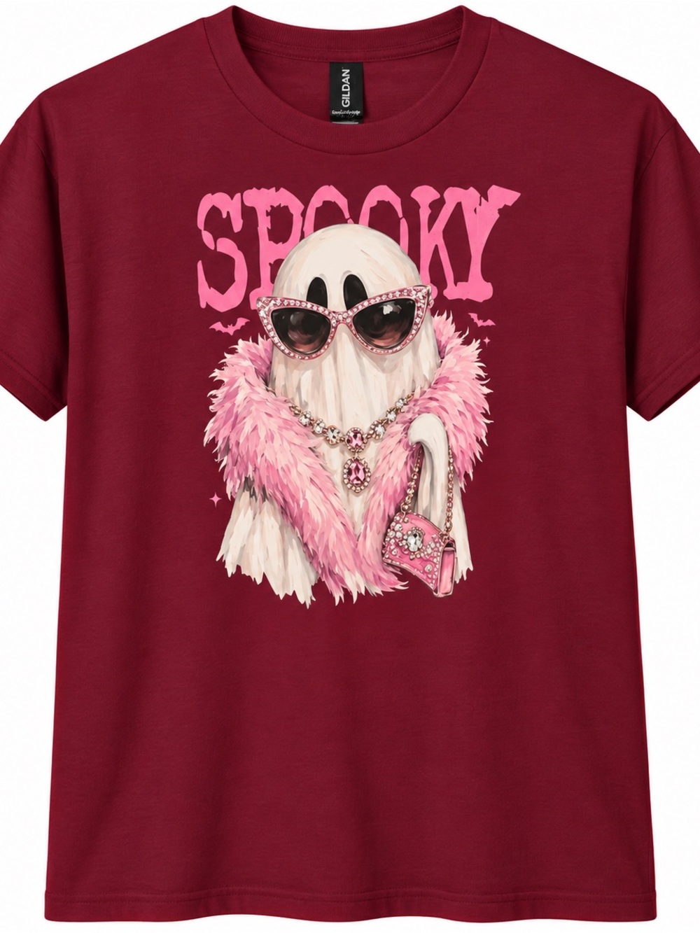 Adult Large NWOT Spooky Graphic Tee (tiny star flaw)